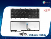  Keyboard Fujitsu Lifebook NH532 AH532  klaviatura notebooki  US / Ru Russian 