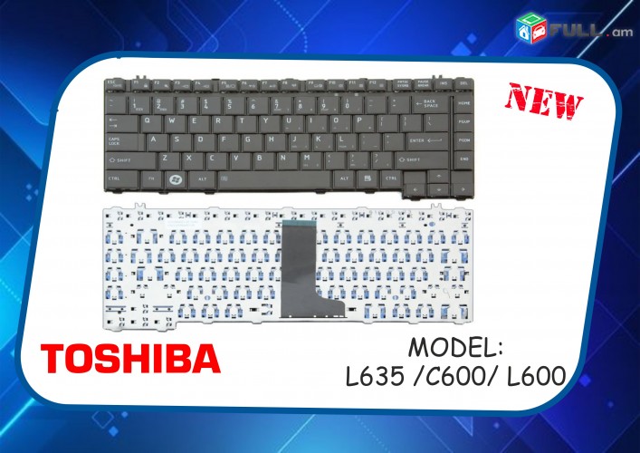 NEW Keyboard Notebook  TOSHIBA Satellite L635 L600 C600 клавиатура  ноутбука stexnashar 