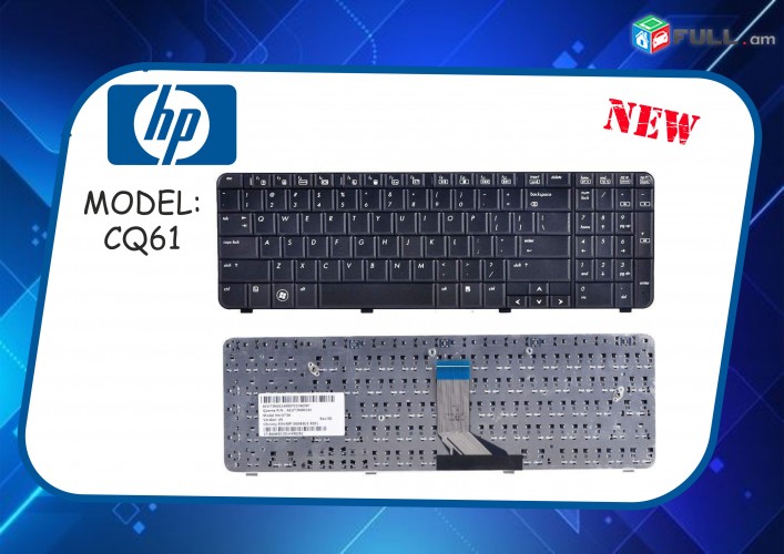 Keyboard HP Compaq Presario CQ61 G61 Notebook Keyboard ստեղնաշար klaviatura stexnashar