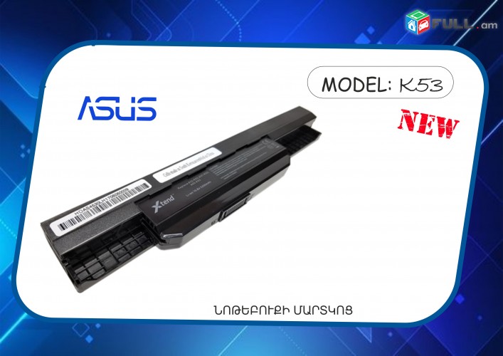 New Asus K53 Notebook Battery Akumulyator Martkoc 