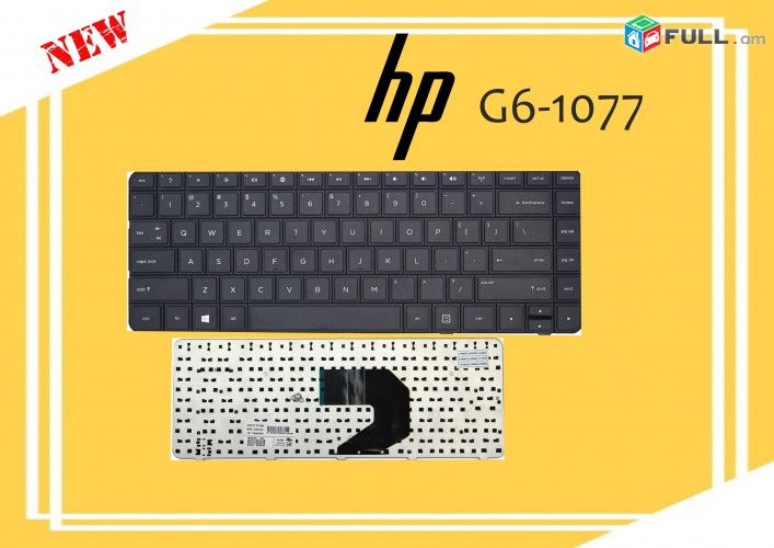 HP G6-1077 Notebook Keyboard klaviatura stexnashar