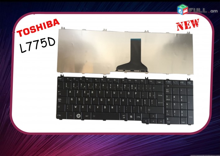 NEW  NoteBook keyboard Toshiba Satellite L775D  klaviatura notebooki hamar