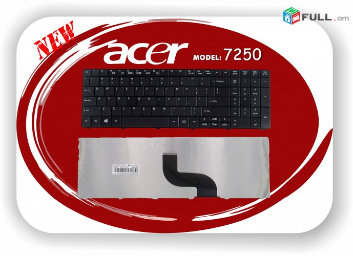 Acer Aspire 7250 Notebook Keyboard Nor e 7250-0209 7250-0416 7250-0843 7250-3415 7250-3821 7250G 