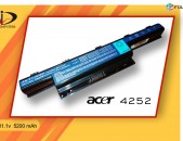 Battery Acer 4252  (11.1v 5200mAh) notebooki  martkoc аккумулятор нотбука նոթբուքի մարտկոց