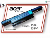 Battery  Acer 7551G Acer 7551 Akumliator batareyka martkots ակումլյատոր notebooki аккумулятор нотбука