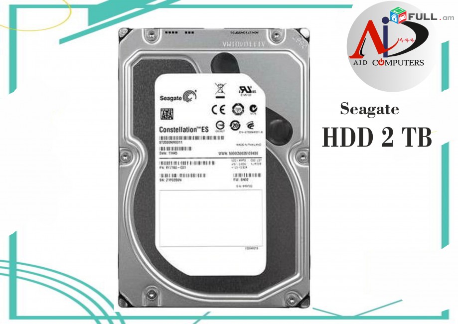 HDD Seagate SATA 2TB վինչեսթեր Hard Drive vinchestr Жёсткий диск