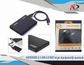 External case haysenser 2.5 (usb 2.0) hdd micro portable disk / artaqin vinchi patyan