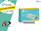  SWITCH  8 port TP-LINK TL-SF1008D 10/100 Mbps Коммутатор Նոր տուփով