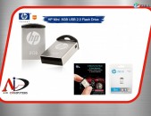 HP Mini Flash Drive 8GB USB 2.0 Նոր բարձրորակ ֆլեշկա փոքր չափի՝ հարմար է մեքենայի համար