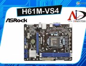 Motherboard ASRock H61M-VS4  մայրական սալիկ Материнская плата matirinski plata 