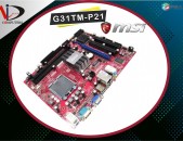 Материнская плата MSI G31TM-P21 Сокет-LGA775 motherboard materinka