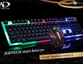 •Gaming Keyboard+mouse` JERTECH stars km170