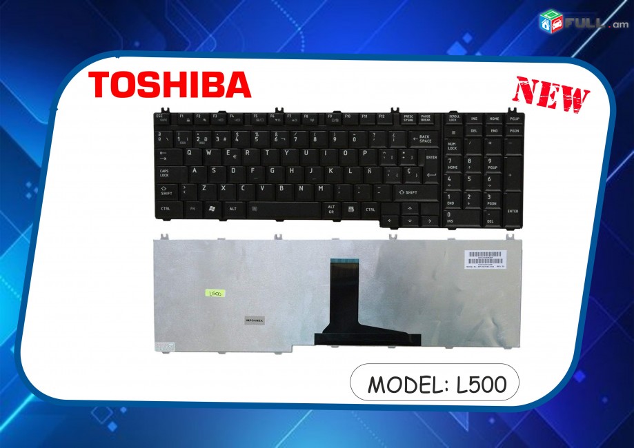 Toshiba Satellite L500 Notebook Keyboard