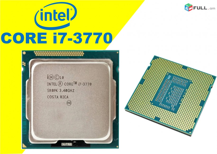 Core I7 Processor Core I7 3770 LGA 1155 Up to 3,90GHZ Հզոր խաղային