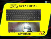 Keyboard for Sony Vaio SVE151 E15 Keyboard US Backlit Black подсветкой