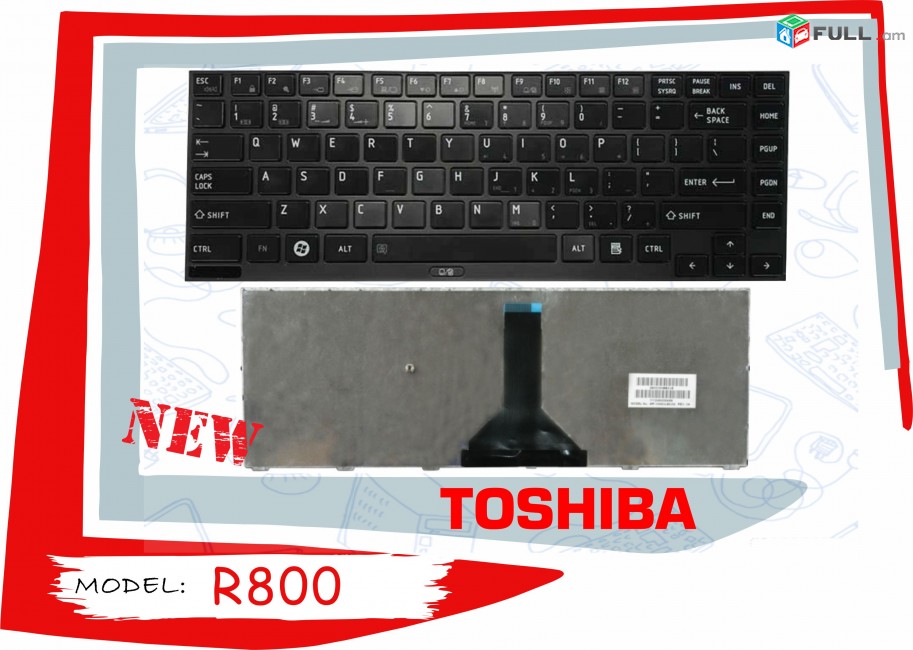 TOSHIBA R800 Notebook Keyboard R845 R940 R945 R805 R835 R85 klaviatura Nor e