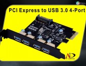 PCI Express to USB3.0 4port Նոր է