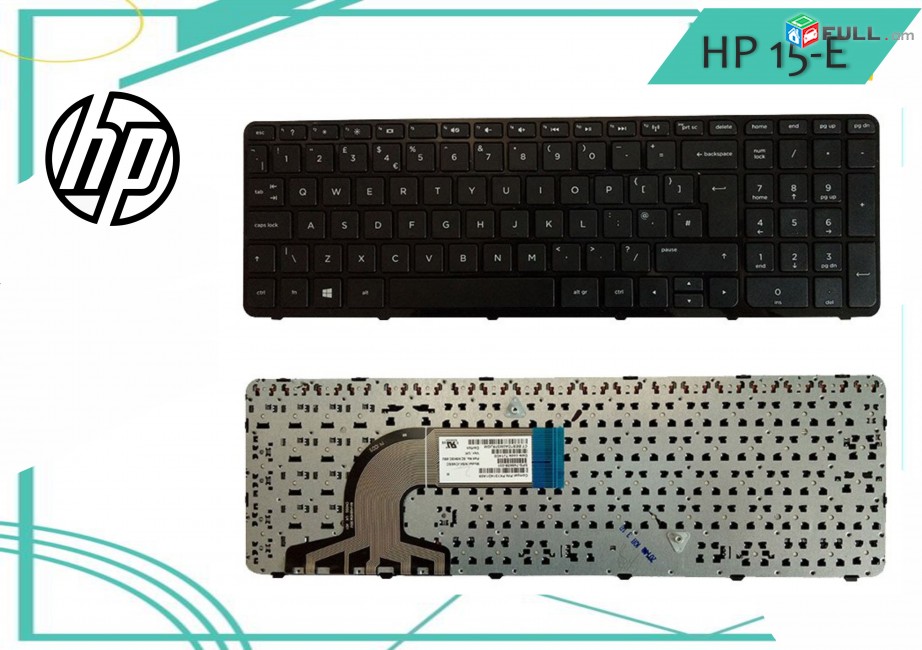 Laptop Notebook HP 15 15-e 15-g 15-n 15-r 250 G3 255 G3 256 G3 keyboard Ստեղնաշար klaviatura