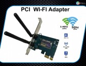 PCI-E WiFi 450mbps 2.4G և 5G Adapter Lb-Link ցանցային քարտ 2 antena Intel AX200