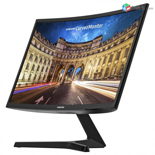 Նոր MONITOR SAMSUNG C24F396FHI curved կոր էկրան 24 չափ Full HD 1920 x 1080p HDMI / VGA