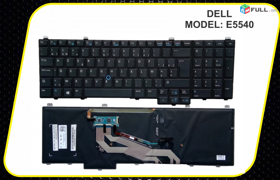 HP Elitebook Backlit Laptop Keyboard 755 G3 G4 850 G3 850 G4