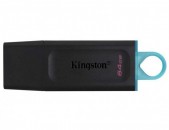 Flesh 64GB USB 3.2 Որակյալ flash Флешка drive Kingston Datatraveler Exodia ֆլեշ կրիչ