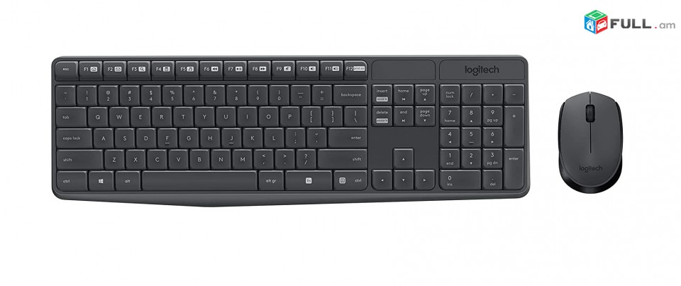 Անլար Wireless combo Logitech MK235 Անլար ստեղնաշար և մուկ Keyboard Клавиатура