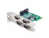 Քոմ քարտ Com 4 port PCI express Gembird օրիգինալ հնարավոր է առաքում com card