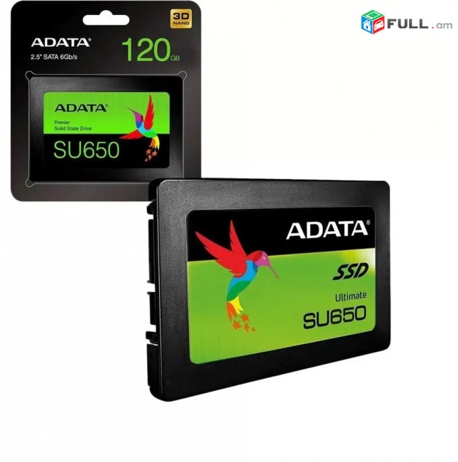 SSD ADATA SU650 120GB 6 ամիս երաշխիք + առաքում