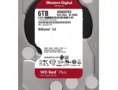 HDD WD RED NAS 6TB NX HA500 Հիշող սարք жесткий диск իդեալական վիճակ 100% smart