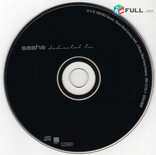 CD սկավառակներ SASHA – Dedicated To. - օրիգինալ տարբեր տեսակի ալբոմներ
