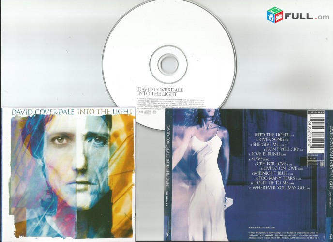 CD սկավառակներ DAVID COVERDALE - օրիգինալ տարբեր տեսակի ալբոմներ