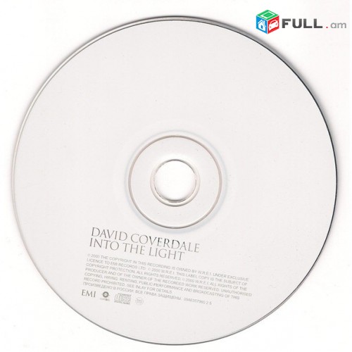 CD սկավառակներ DAVID COVERDALE - օրիգինալ տարբեր տեսակի ալբոմներ
