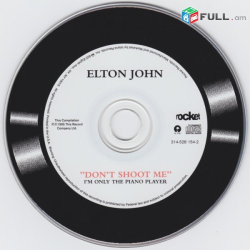 CD սկավառակներ ELTON JOHN (2) - օրիգինալ տարբեր տեսակի ալբոմներ