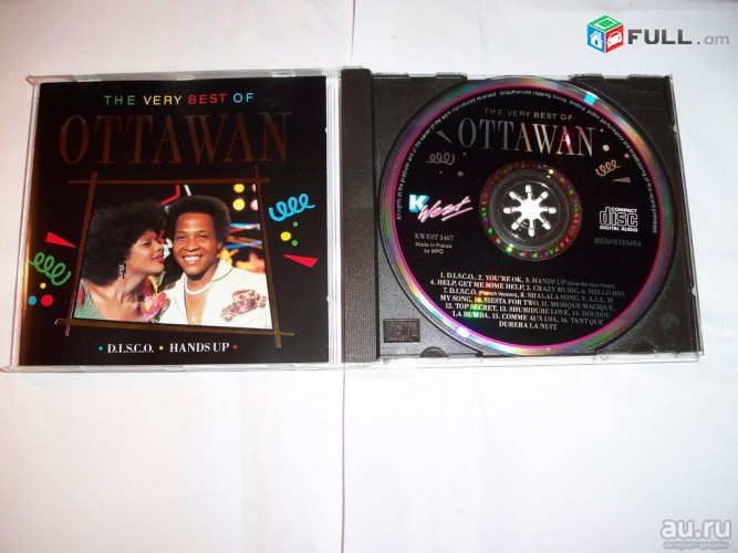 CD սկավառակներ OTTAWAN - օրիգինալ տարբեր տեսակի ալբոմներ