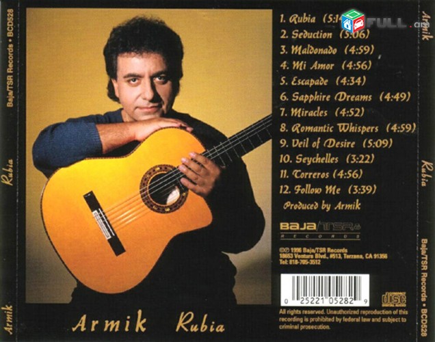 CD սկավառակներ ARMIK - օրիգինալ տարբեր տեսակի ալբոմներ ալբոմներ
