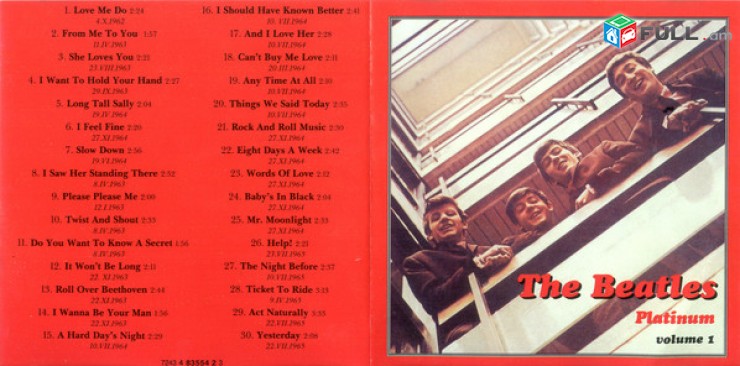 CD սկավառակներ The BEATLES (3) - օրիգինալ տարբեր տեսակի ալբոմներ