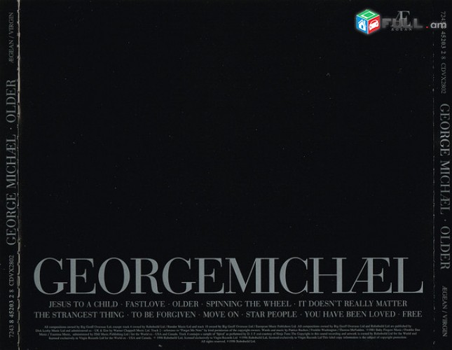 CD x 2 սկավառակներ GEORGE MICHAEL – օրիգինալ տարբեր տեսակի ալբոմներ