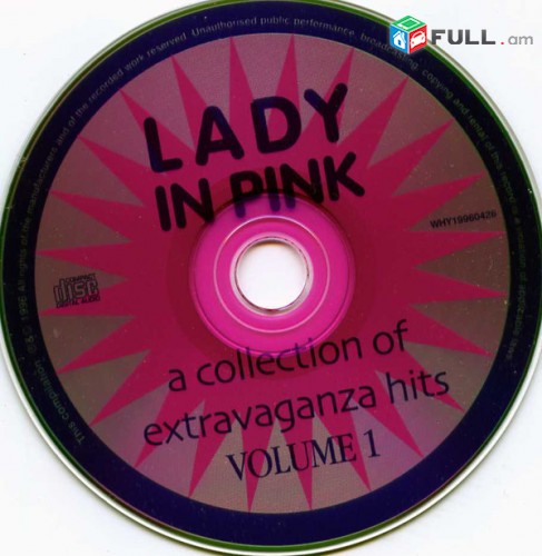 CD սկավառակներ LADE IN PINK - օրիգինալ տարբեր տեսակի ալբոմներ