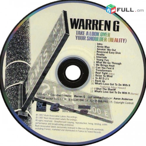 CD սկավառակներ WARREN G - օրիգինալ տարբեր տեսակի ալբոմներ