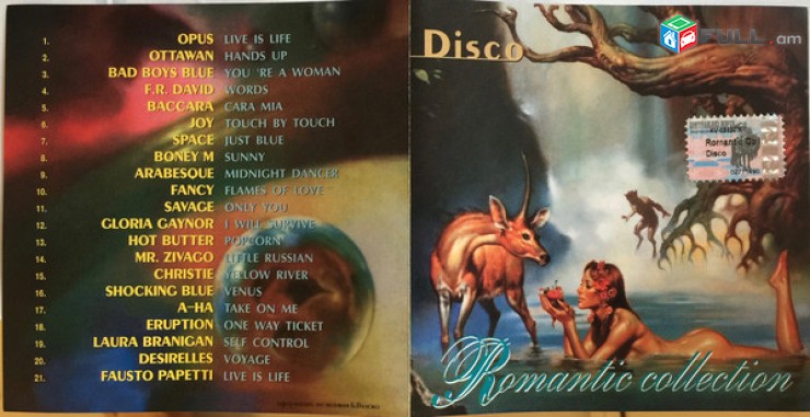 CD x 2 սկավառակներ ROMANTIC COLLECTION - օրիգինալ տարբեր տեսակի ալբոմներ
