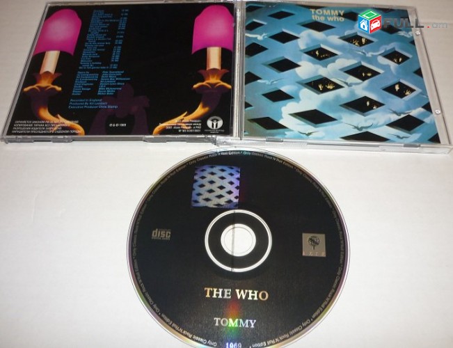CD սկավառակներ The WHO - TOMMY - օրիգինալ տարբեր տեսակի ալբոմներ