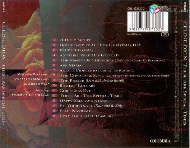 CD սկավառակներ CELINE DION (3) – օրիգինալ տարբեր տեսակի ալբոմներ