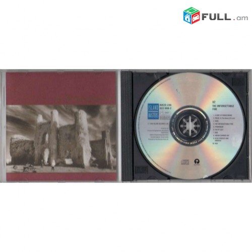 CD սկավառակներ U2 - օրիգինալ տարբեր տեսակի ալբոմներ
