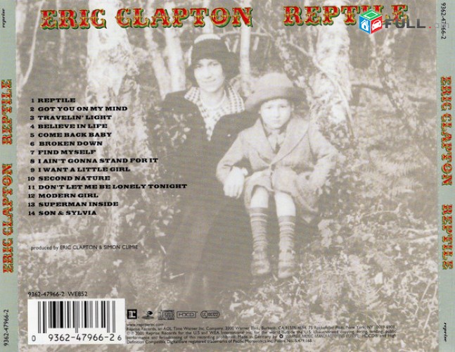 CD սկավառակներ ERIK CLAPTON (1) - օրիգինալ տարբեր տեսակի ալբոմներ