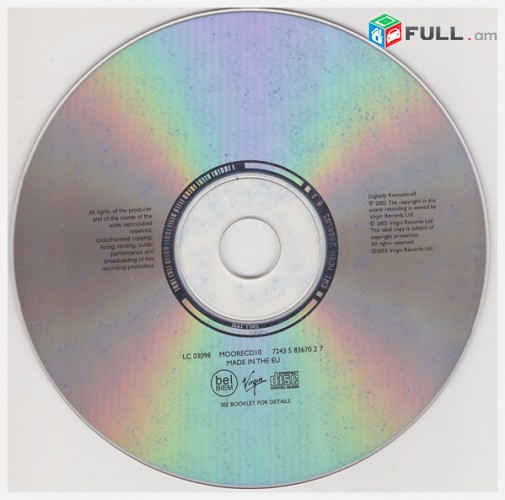 CD սկավառակներ GARY MOORE - օրիգինալ տարբեր տեսակի ալբոմներ