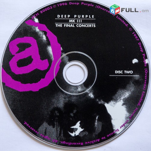 CD x 2 սկավառակներ DEEP PURPLE (23) - օրիգինալ տարբեր տեսակի ալբոմներ