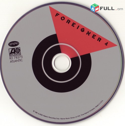 CD սկավառակներ FOREIGNER - 4 - օրիգինալ տարբեր տեսակի ալբոմներ