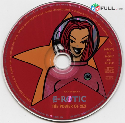 CD սկավառակներ E-ROTIC – The Power Of Sex - օրիգինալ տարբեր ալբոմներ