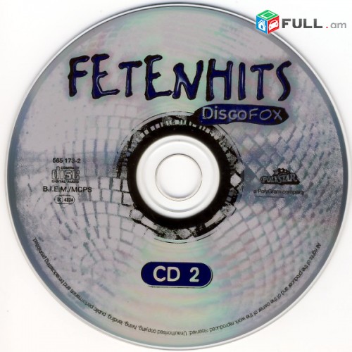 CD սկավառակներ FETENHITS - Discofox - օրիգինալ տարբեր տեսակի ալբոմներ
